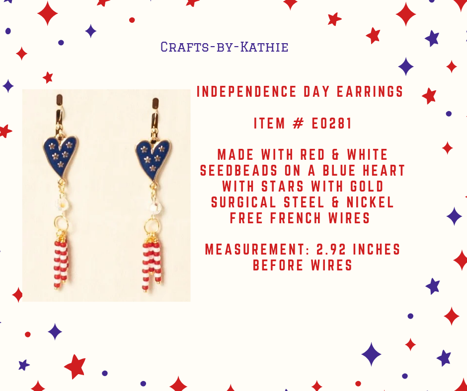Independence Day Earrings