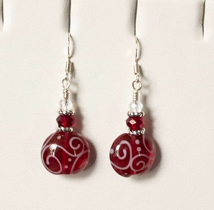 Lampwork bead Earrings