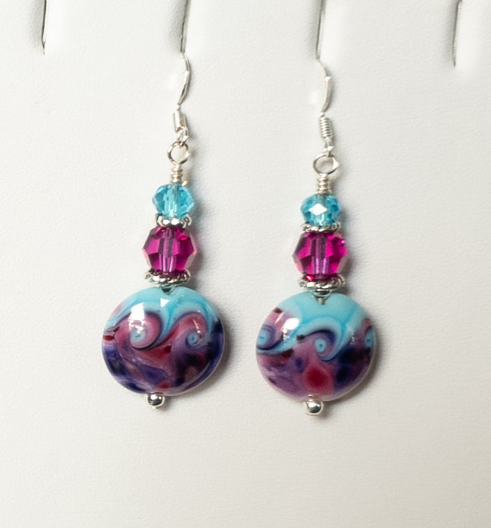 Lampwork bead Earrings