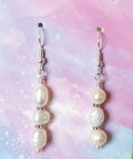 Pearl Stacked Beaded Earrings