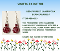 Lampwork bead Earrings
